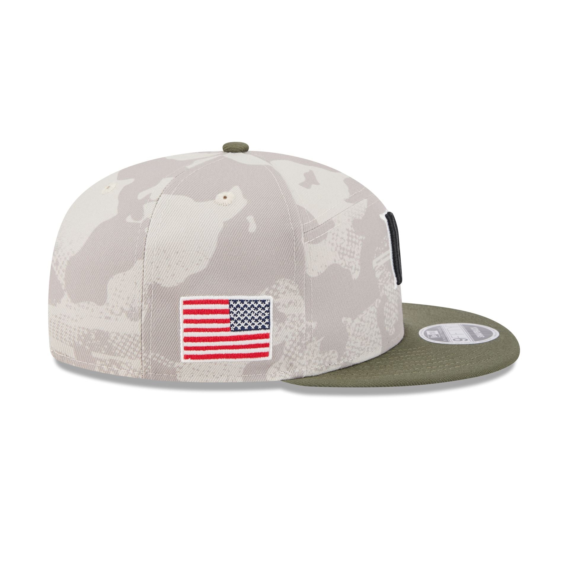 Kansas City Royals Armed Forces Day 2025 Split Panel 9FIFTY Snapback Hat