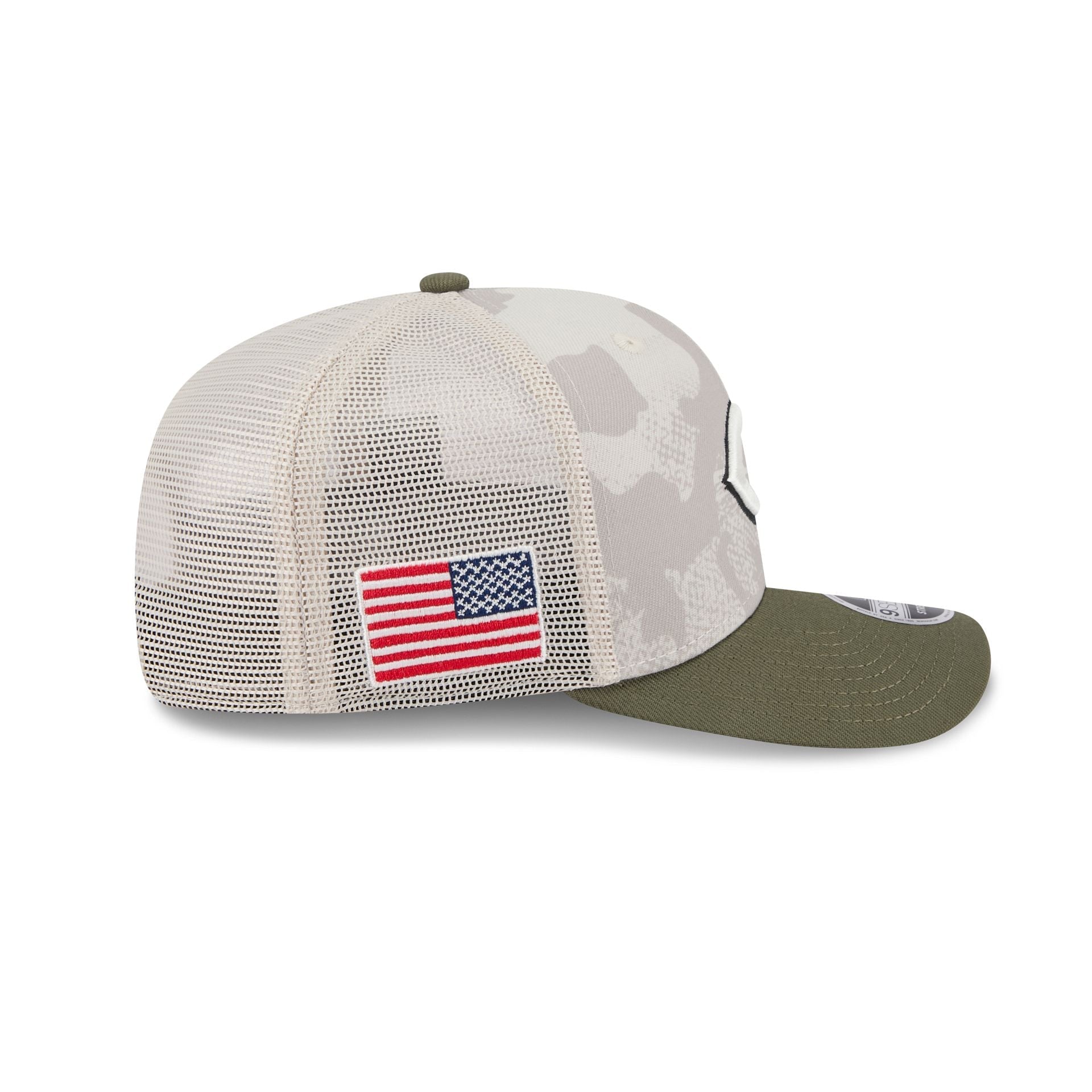 Cincinnati Reds Armed Forces Day 2025 9SEVENTY Trucker Hat