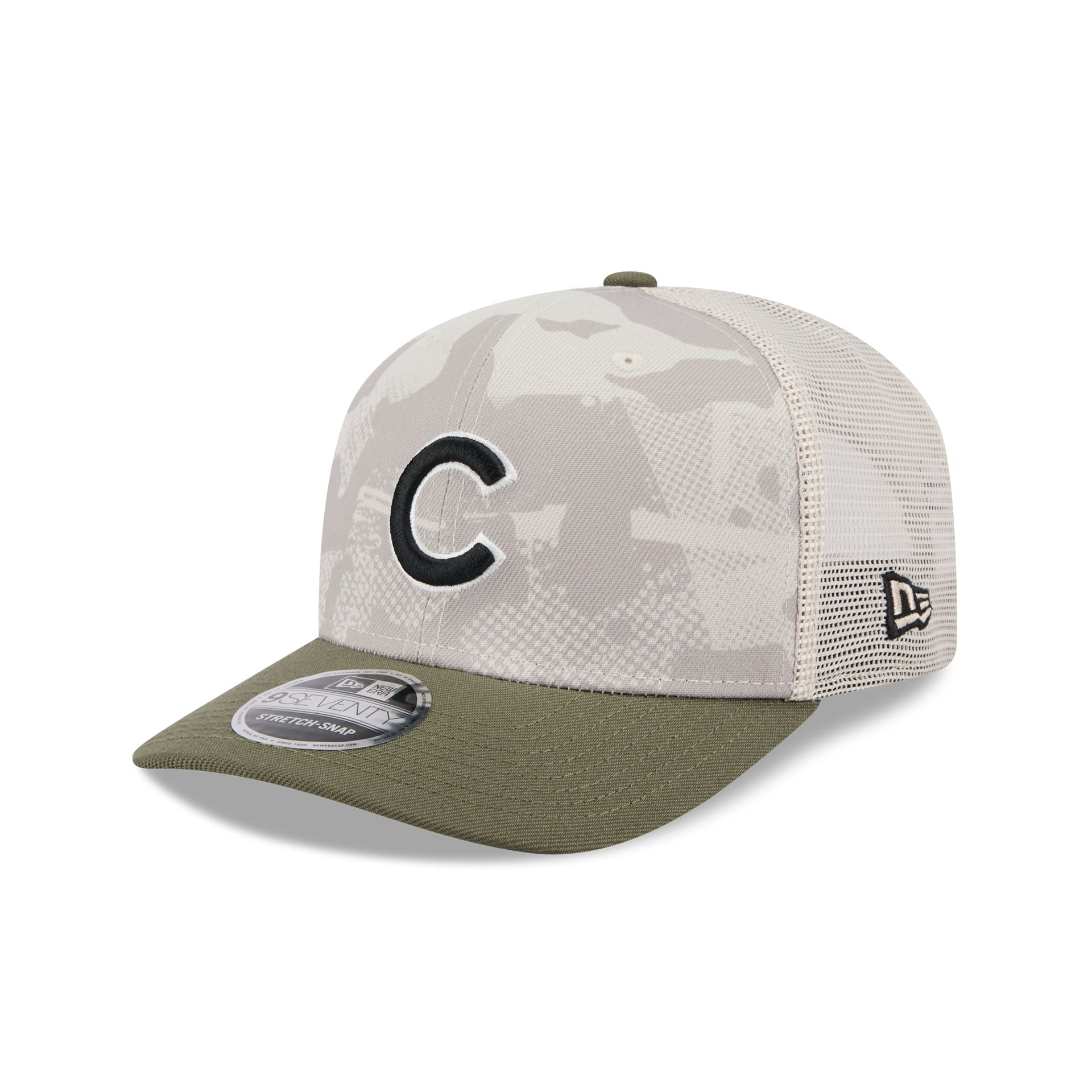 Chicago Cubs Armed Forces Day 2025 9SEVENTY Trucker Hat