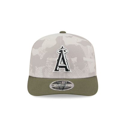 Los Angeles Angels Armed Forces Day 2025 9SEVENTY Trucker Hat
