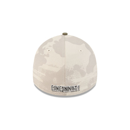 Cincinnati Reds Armed Forces Day 2025 39THIRTY Stretch Fit Hat
