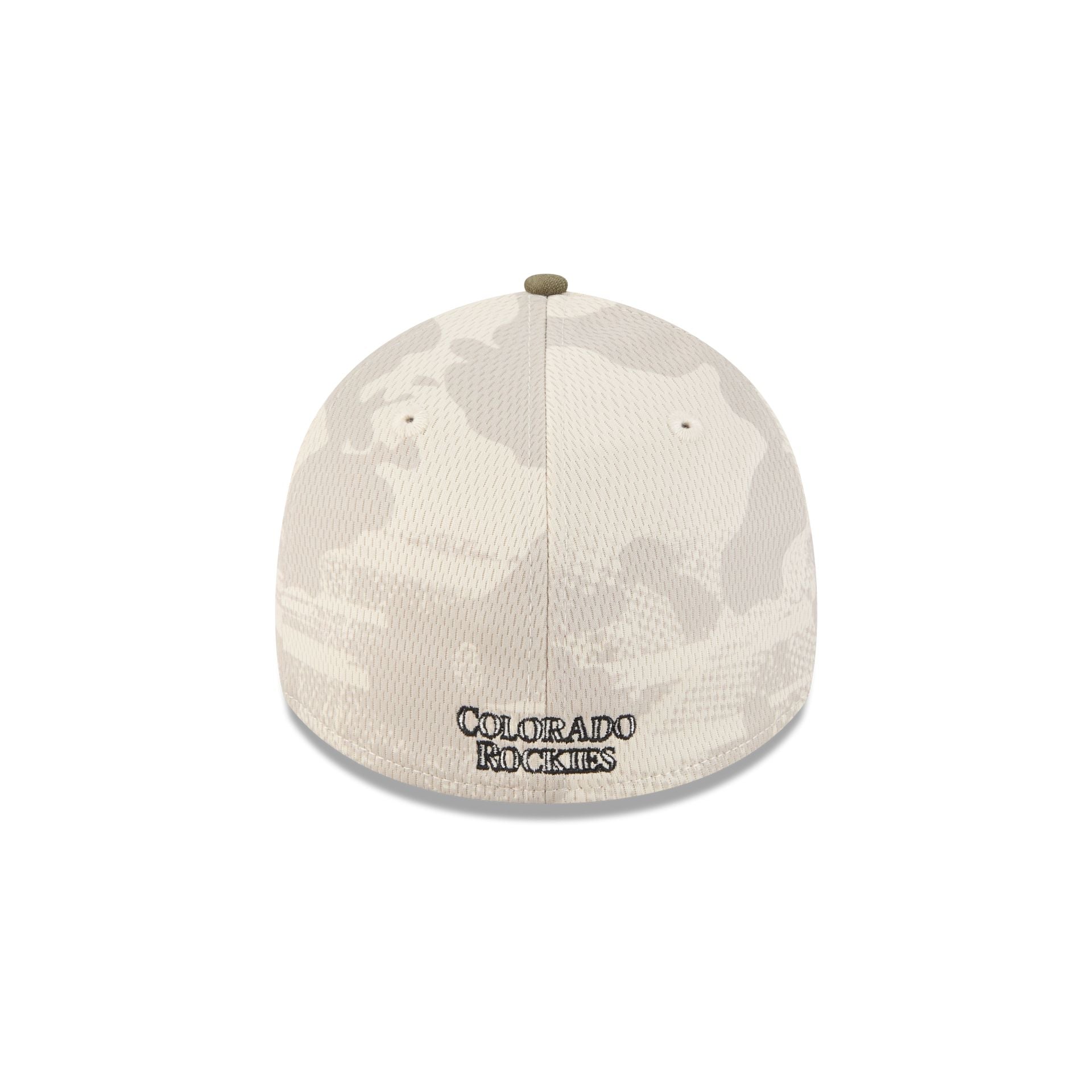 Colorado Rockies Armed Forces Day 2025 39THIRTY Stretch Fit Hat