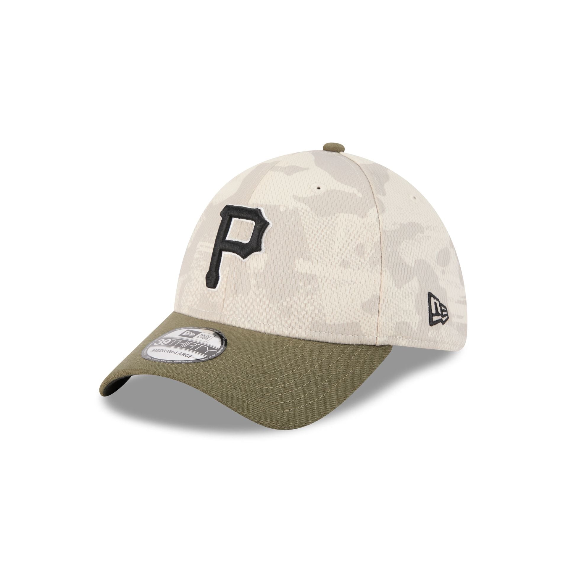 Pittsburgh Pirates Armed Forces Day 2025 39THIRTY Stretch Fit Hat