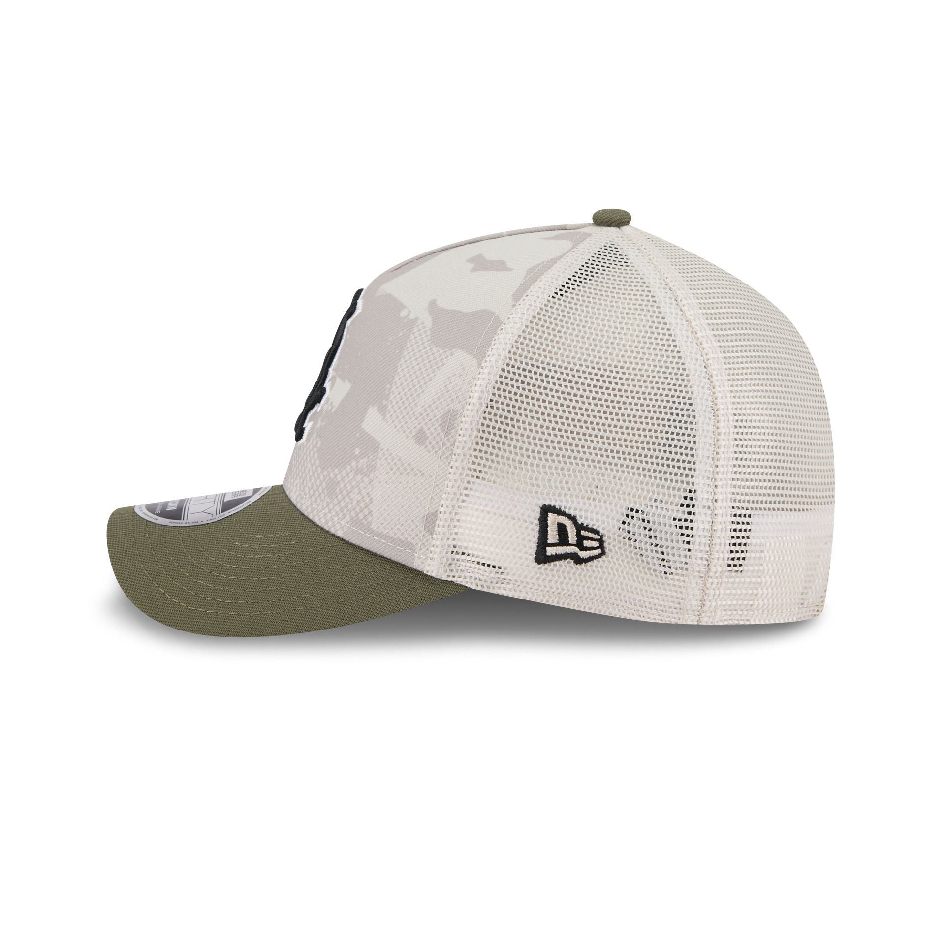 Chicago White Sox Armed Forces Day 2025 9FORTY M-Crown A-Frame Trucker Hat