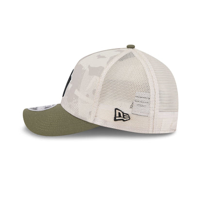 New York Yankees Armed Forces Day 2025 9FORTY M-Crown A-Frame Trucker Hat