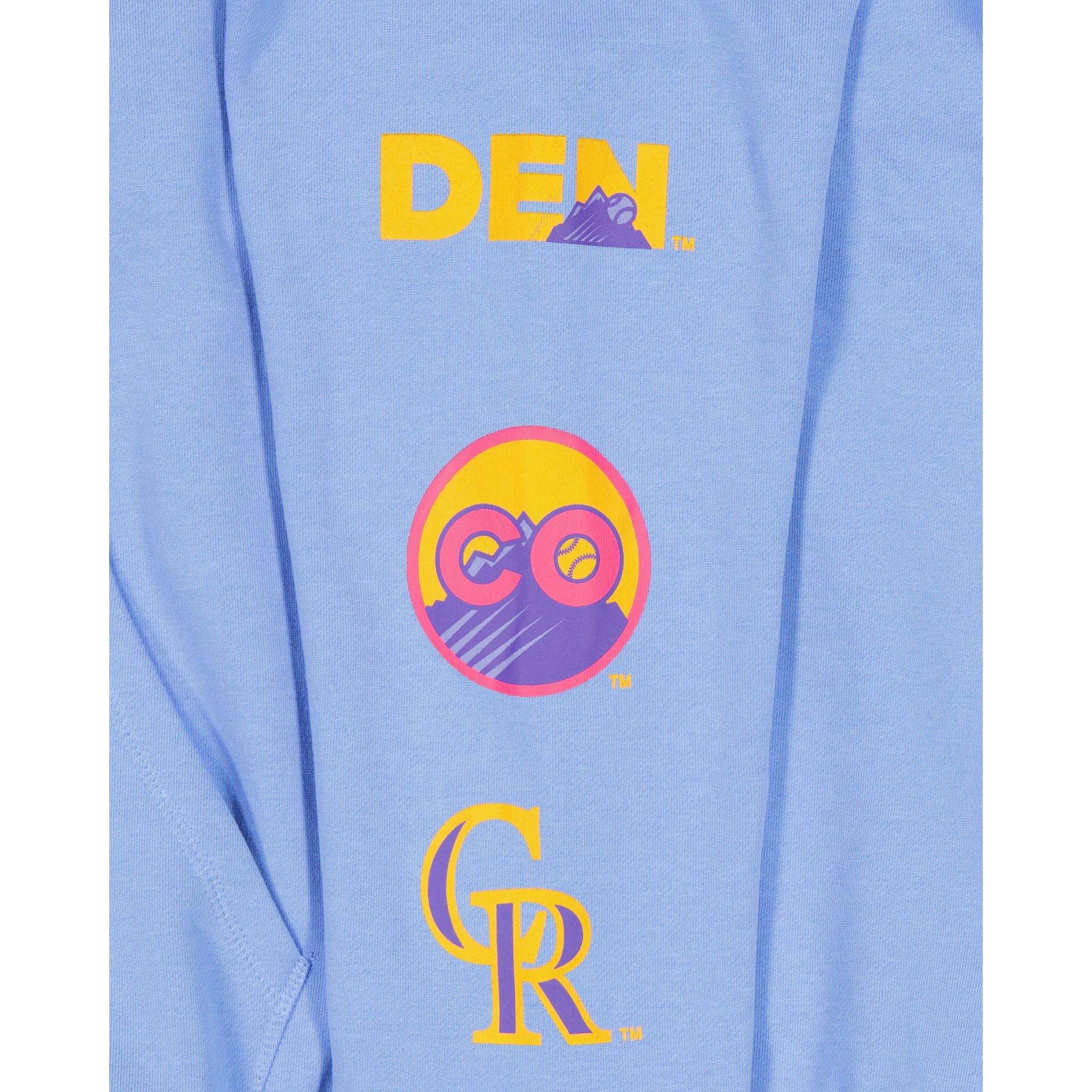 Colorado Rockies City Connect Pastel Blue Hoodie
