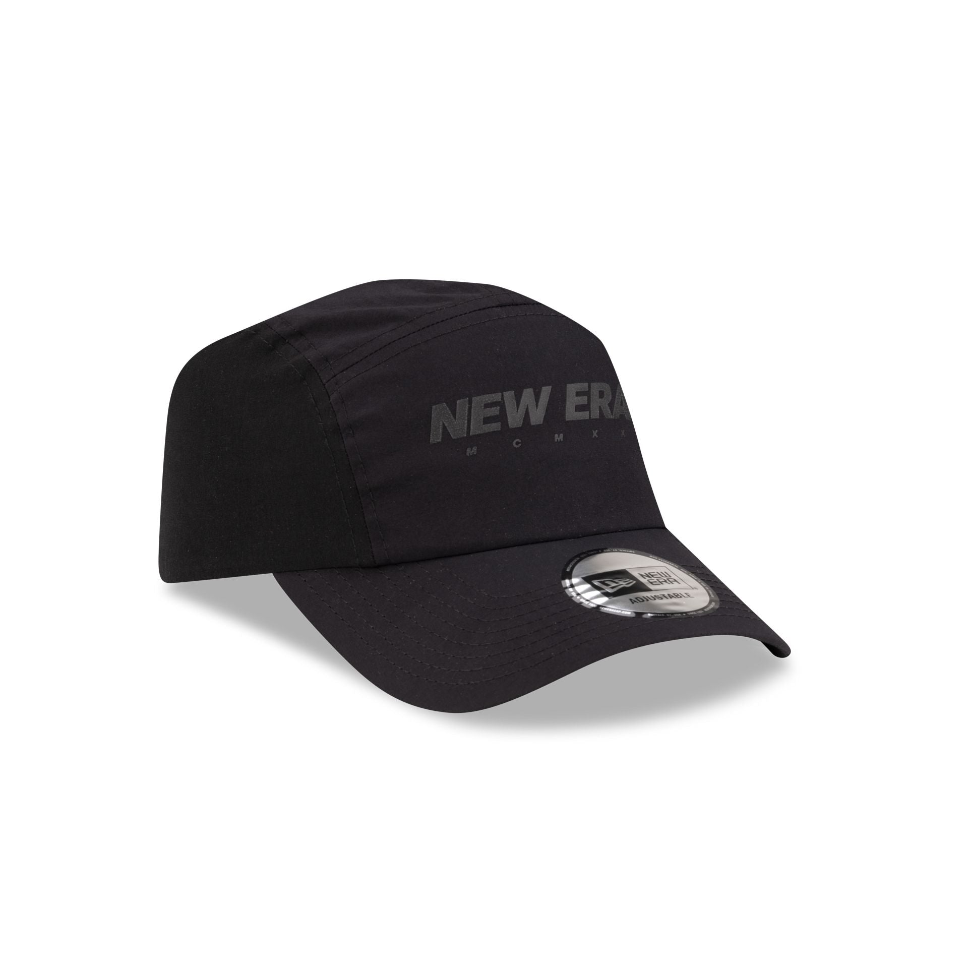 New Era Cap Tech Black Runner Strapback Hat