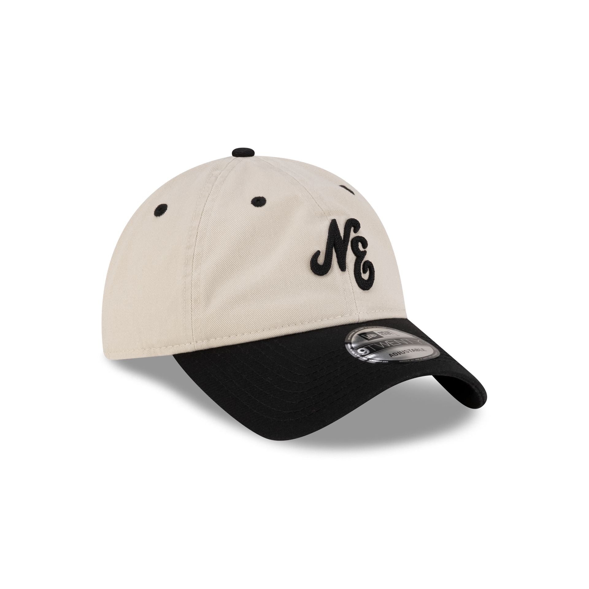 New Era Cap Heritage Black and Cream 9TWENTY Adjustable Hat