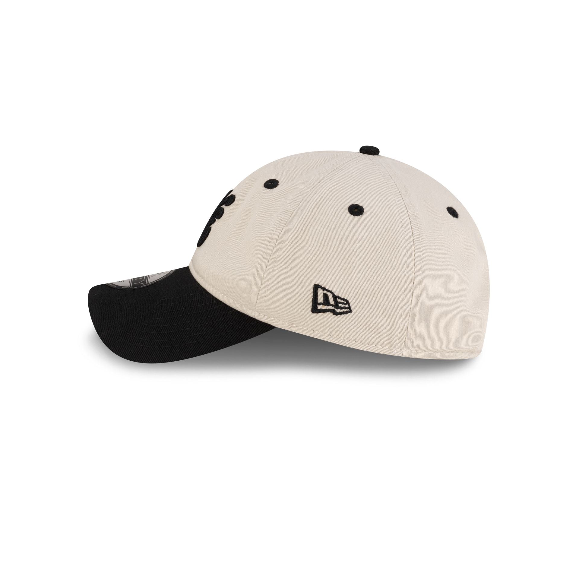 New Era Cap Heritage Black and Cream 9TWENTY Adjustable Hat