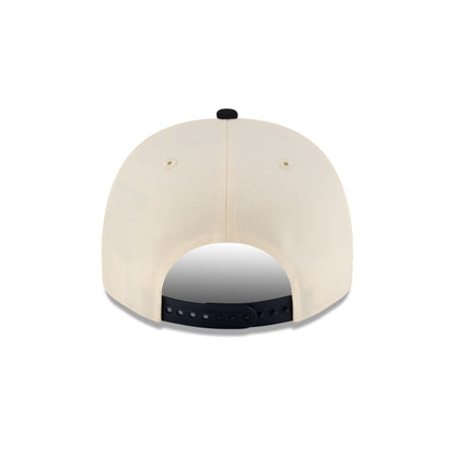 New Era Cap Cream Pre-Curved Golfer Hat