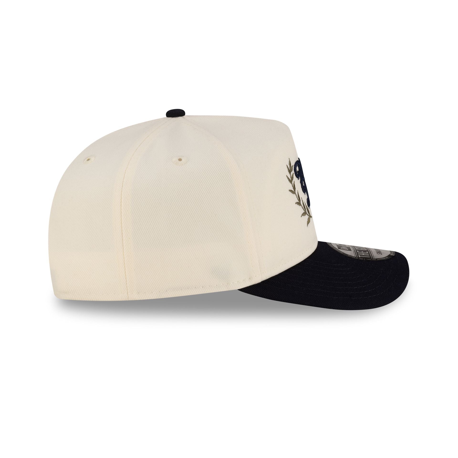 New Era Cap Cream Pre-Curved Golfer Hat