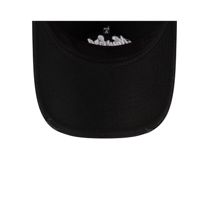 New Era Cap Distressed Black 9TWENTY Adjustable Hat