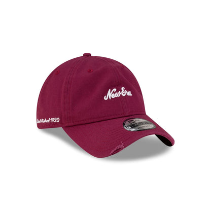 New Era Cap Distressed Red 9TWENTY Adjustable Hat