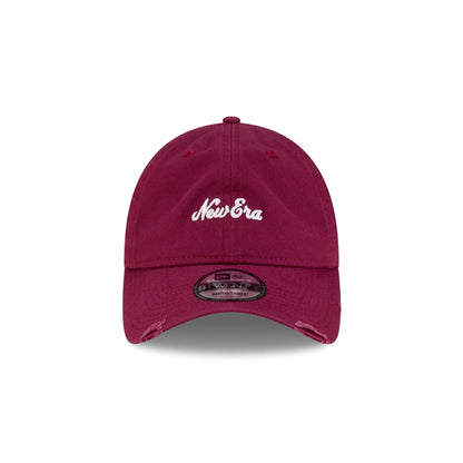 New Era Cap Distressed Red 9TWENTY Adjustable Hat