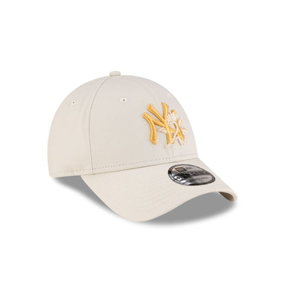 New York Yankees Floral Ivory 9FORTY Adjustable Hat