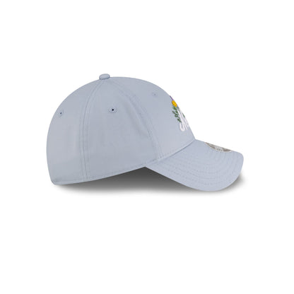 New Era Cap Beaded Floral Pastel Blue Women's 9FORTY Adjustable Hat
