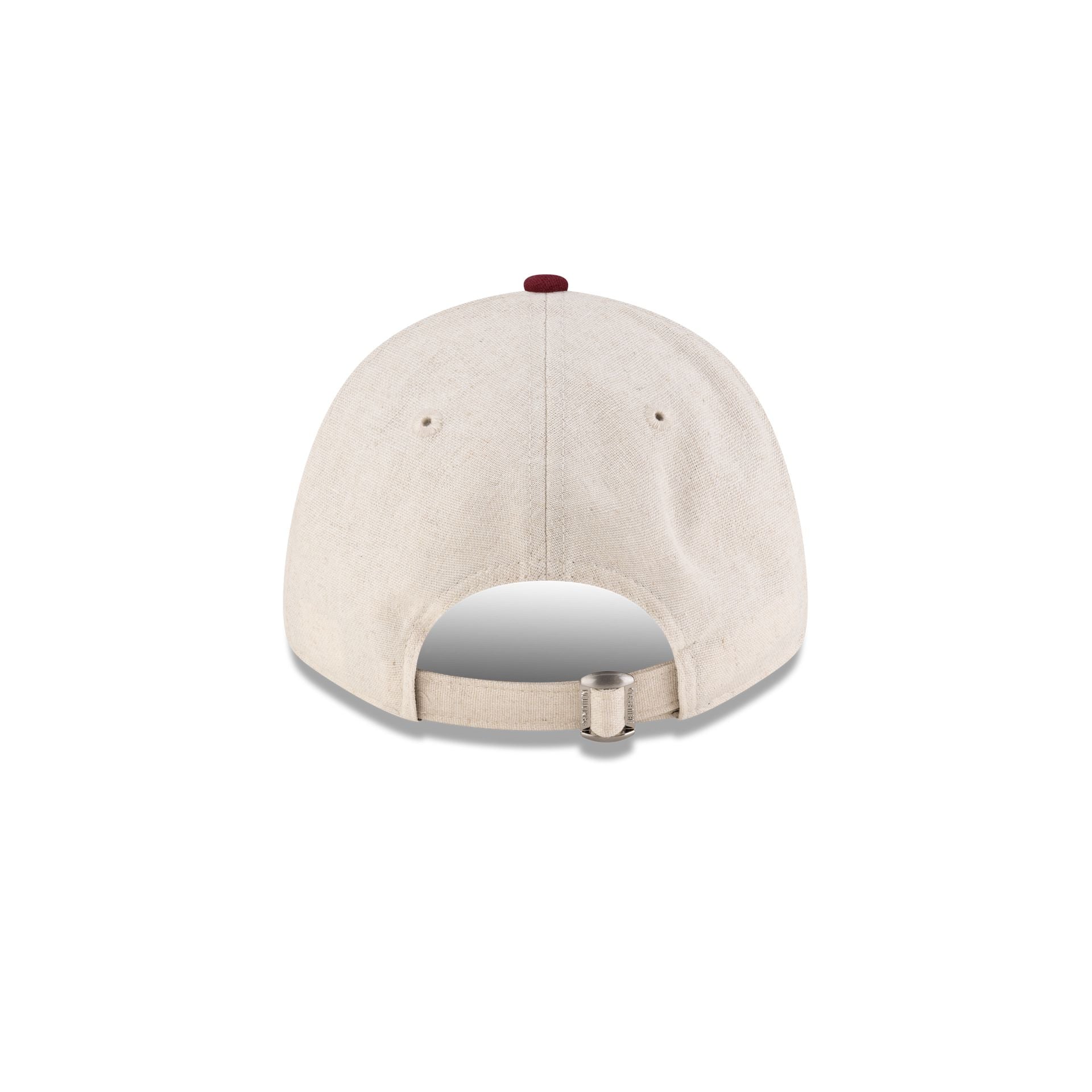New Era Cap Linen Two Tone Dark Red 9FORTY Adjustable Hat