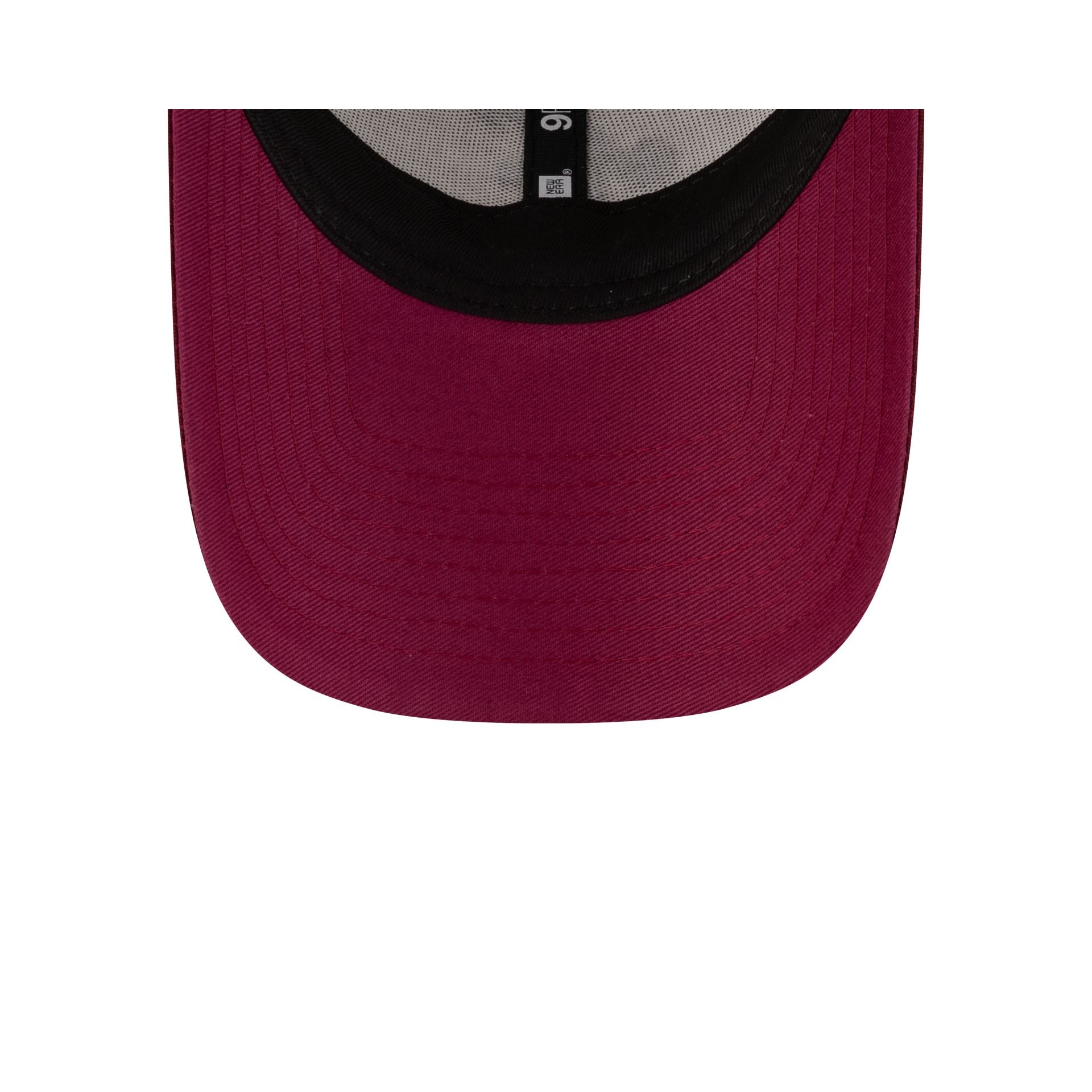 New Era Cap Linen Two Tone Dark Red 9FORTY Adjustable Hat