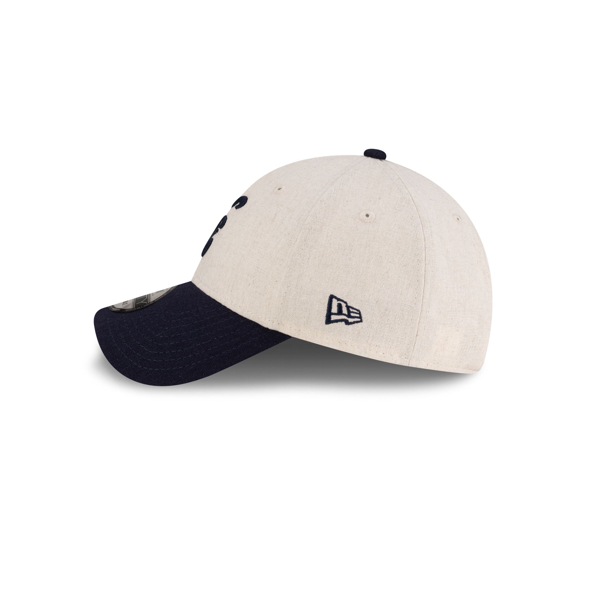 New Era Cap Linen Two Tone Navy 9FORTY Adjustable Hat