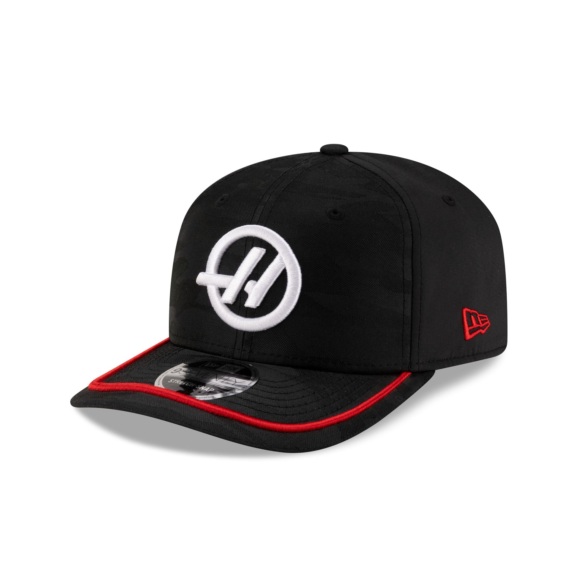 MoneyGram Haas F1 Team Black Camo 9SEVENTY Stretch-Snap Hat