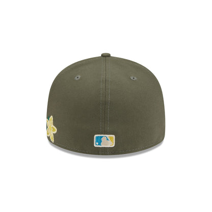 New York Yankees Tonal Florals Olive 59FIFTY Fitted Hat