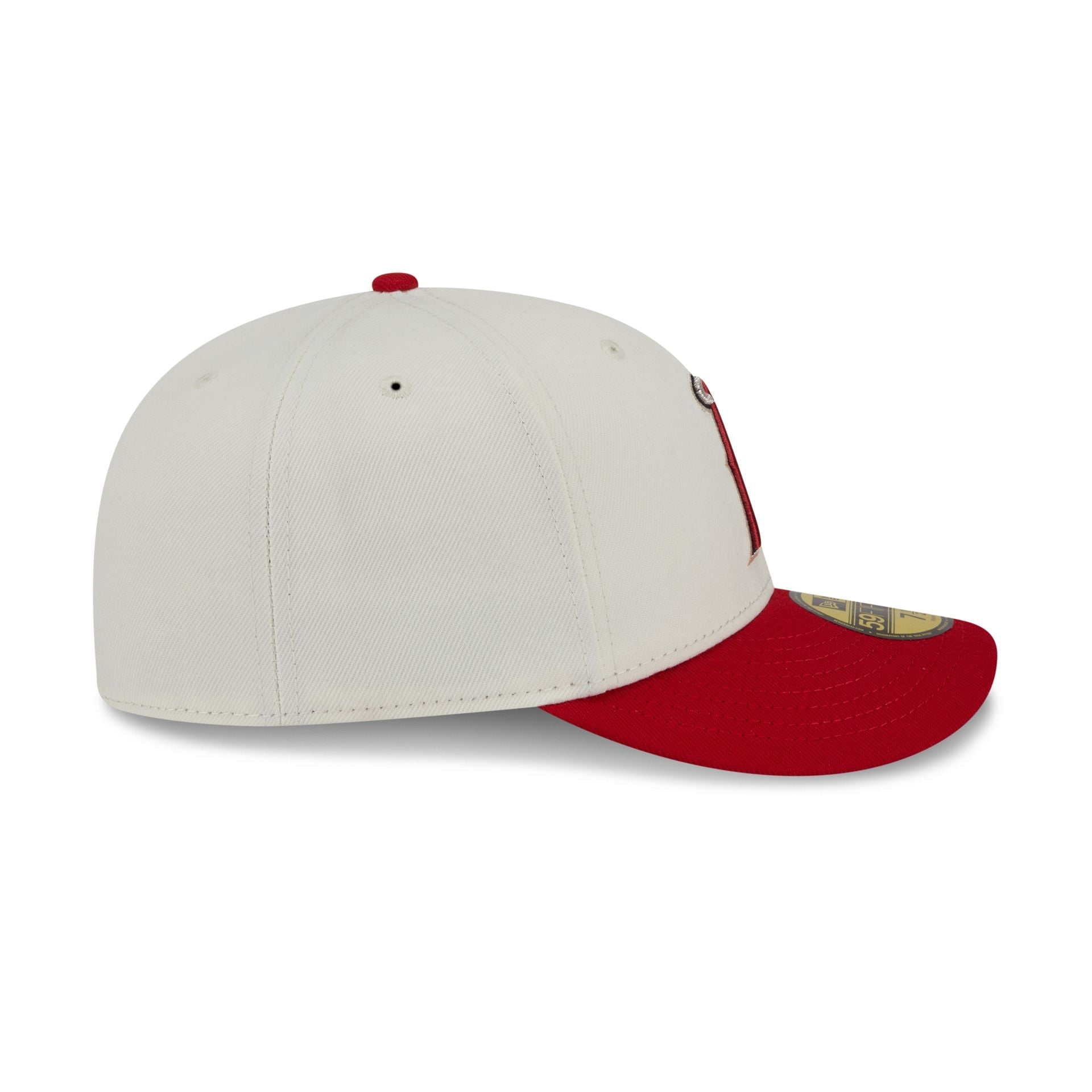 Los Angeles Angels Tonal Florals White 59FIFTY Fitted Hat
