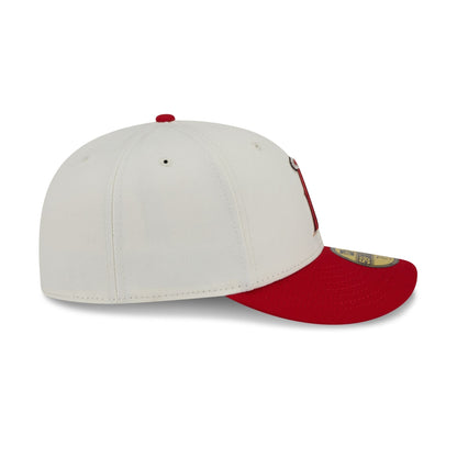 Los Angeles Angels Tonal Florals White 59FIFTY Fitted Hat