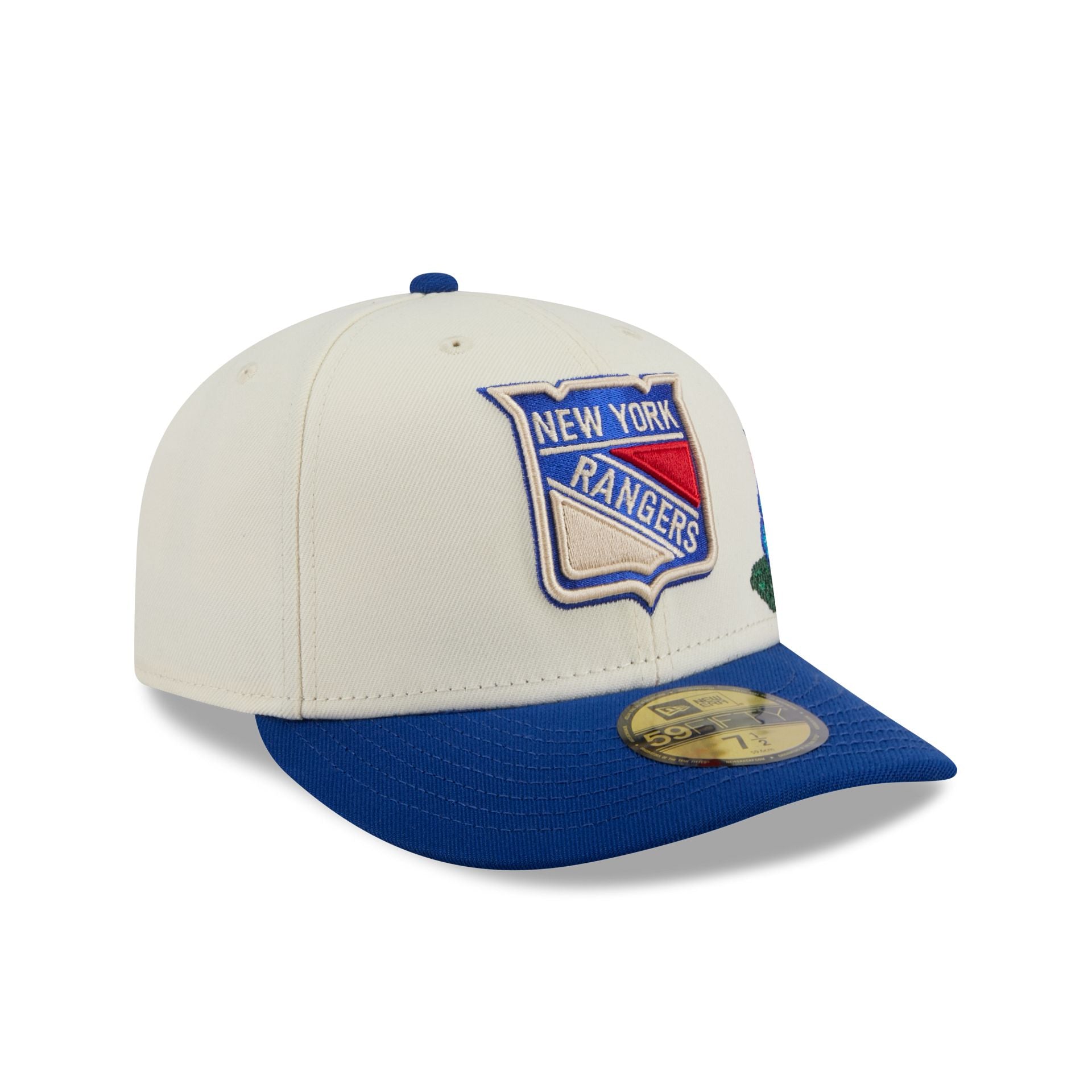 New York Rangers Tonal Florals White 59FIFTY Fitted Hat