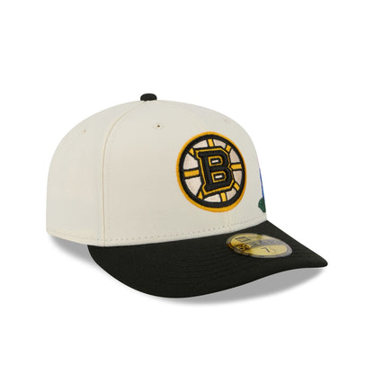 Boston Bruins Tonal Florals White 59FIFTY Fitted Hat