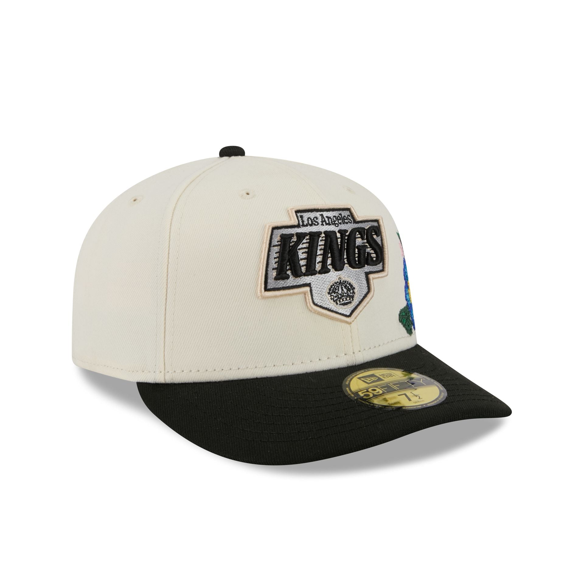 Los Angeles Kings Tonal Florals White 59FIFTY Fitted Hat