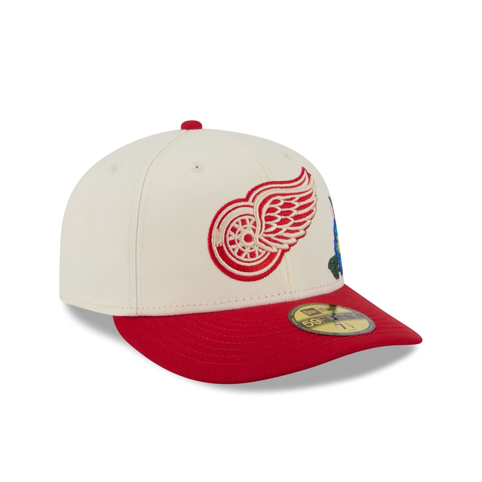 Detroit Red Wings Tonal Florals White 59FIFTY Fitted Hat