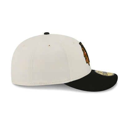 Chicago Blackhawks Tonal Florals White 59FIFTY Fitted Hat