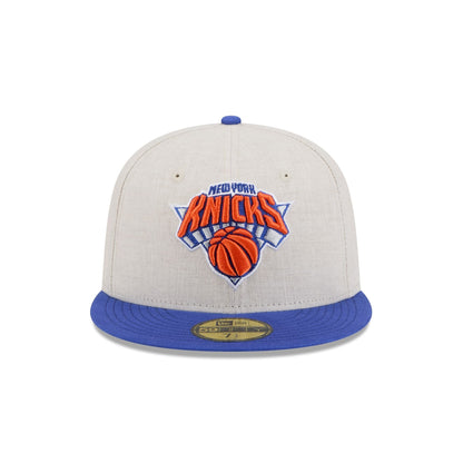 New York Knicks Linen 59FIFTY Fitted Hat