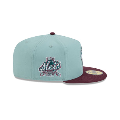 New York Mets Beach Kiss Blue 59FIFTY A-Frame Fitted Hat