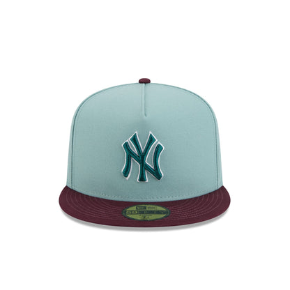 New York Yankees Beach Kiss Blue 59FIFTY A-Frame Fitted Hat