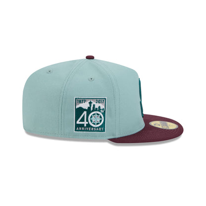 Seattle Mariners Beach Kiss Blue 59FIFTY A-Frame Fitted Hat
