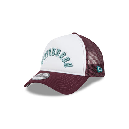 Pittsburgh Pirates Optic White 9FORTY A-Frame Snapback Hat