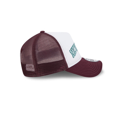 New York Knicks Optic White 9FORTY A-Frame Snapback Hat
