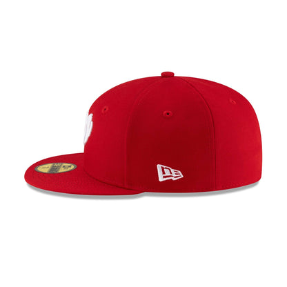 Diablos Rojos del M��xico LMB 100th Anniversary Home 59FIFTY Fitted Hat