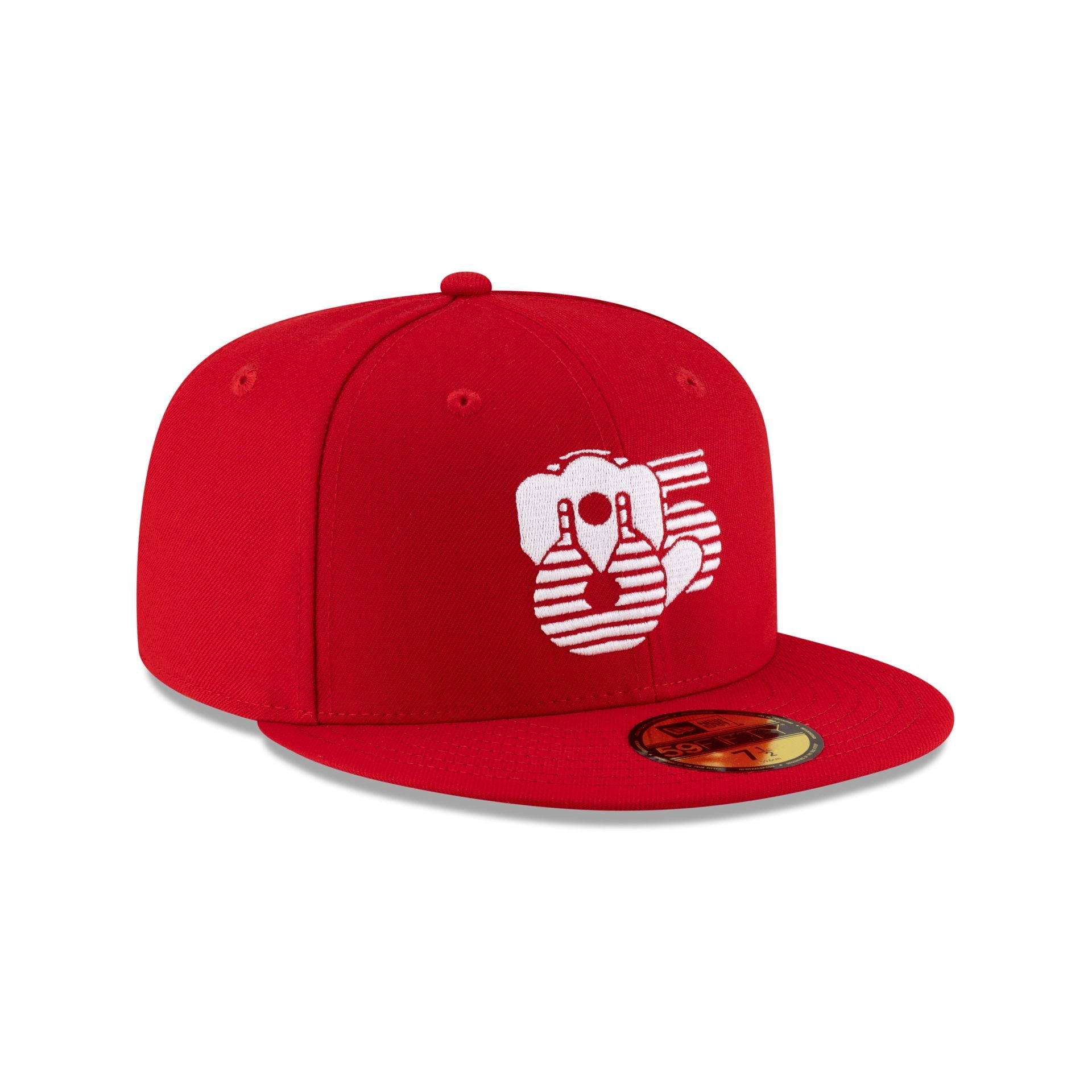 Diablos Rojos del M��xico LMB 100th Anniversary Away 59FIFTY Fitted Hat
