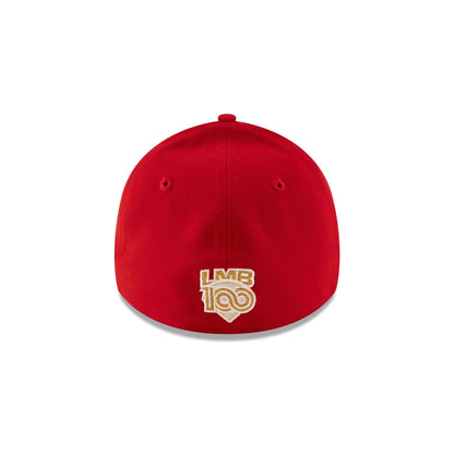 Diablos Rojos del M��xico LMB 100th Anniversary Home 39THIRTY Stretch Fit Hat