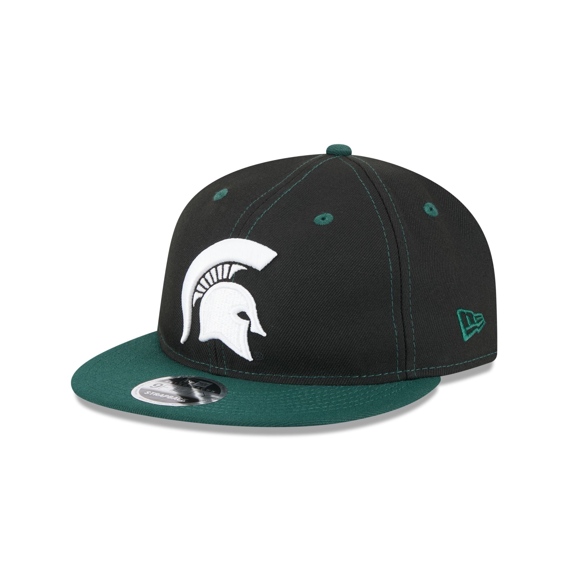 Michigan State Spartans Tournament Side Patch Retro Crown 9FIFTY Strapback Hat