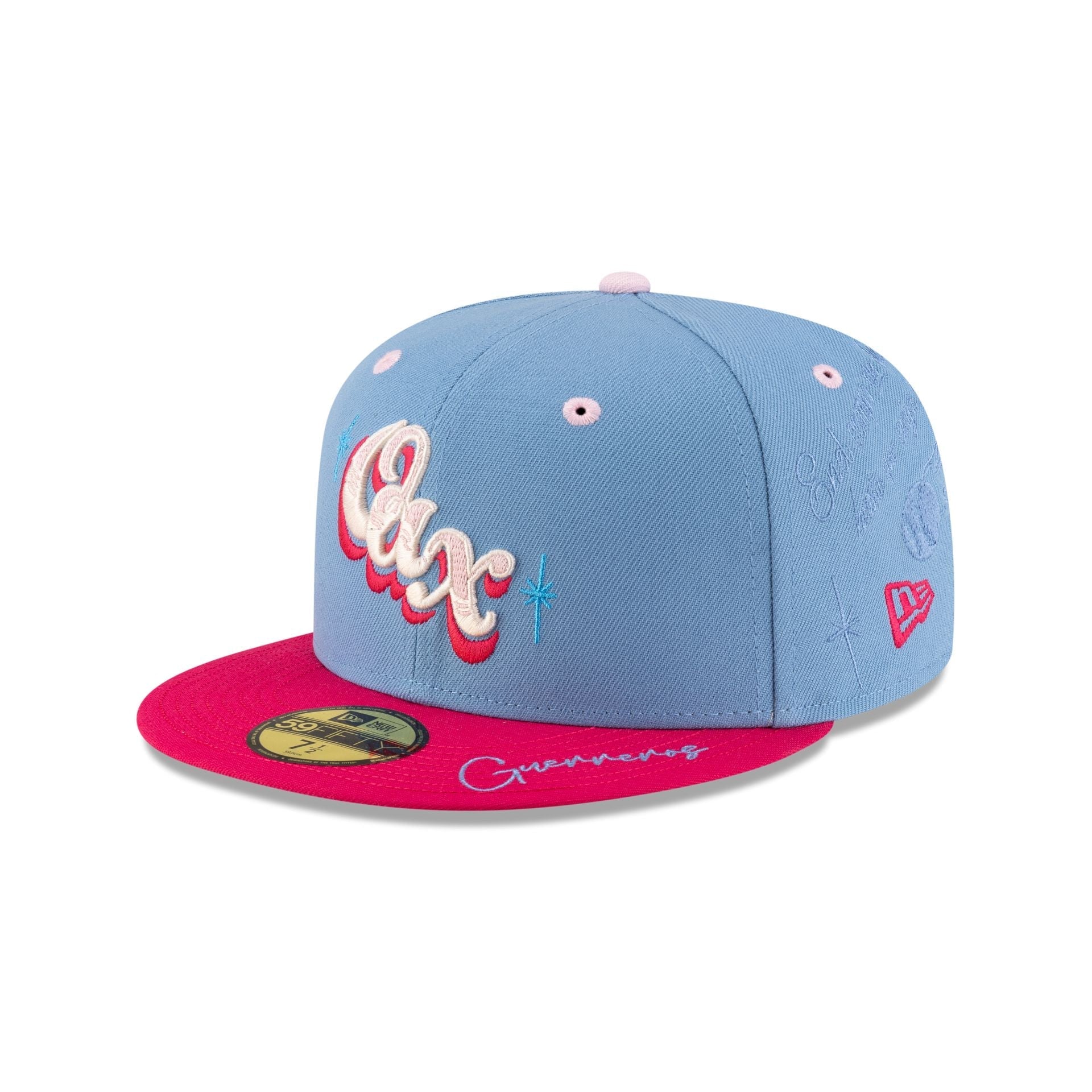 Guerreros de Oaxaca LMB 100th Anniversary Alt Blue 59FIFTY Fitted Hat