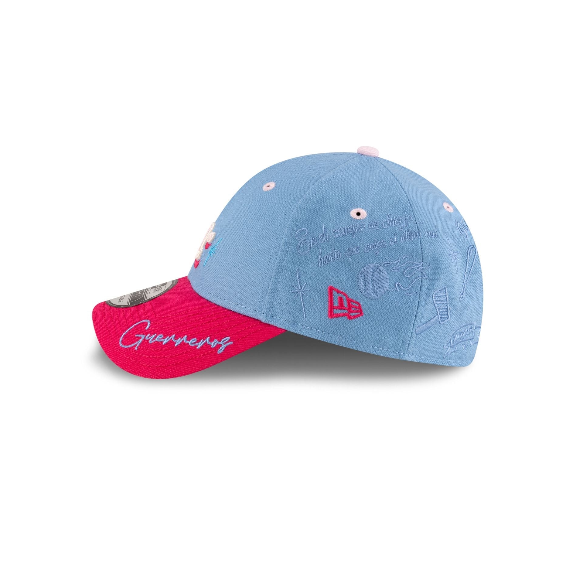 Guerreros de Oaxaca LMB 100th Anniversary Alt Blue 9FORTY Snapback Hat