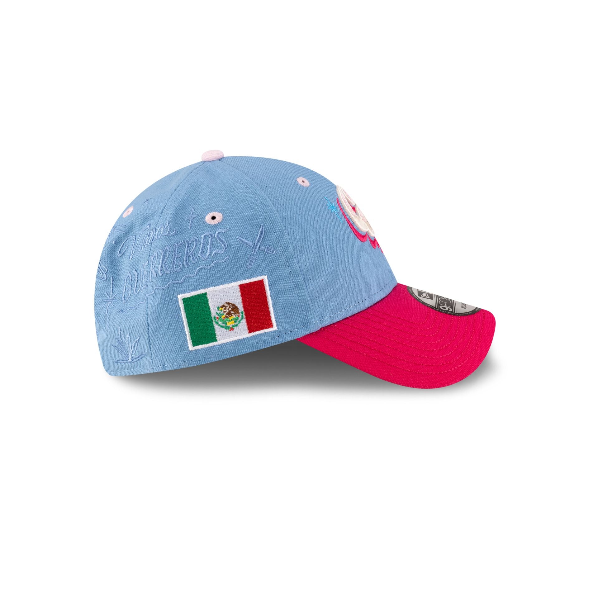 Guerreros de Oaxaca LMB 100th Anniversary Alt Blue 9FORTY Snapback Hat