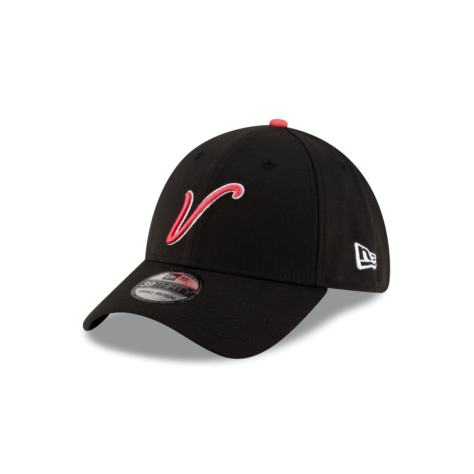 El ��guila de Veracruz LMB 100th Anniversary Alt Black 39THIRTY Stretch Fit Hat