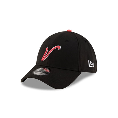 El ��guila de Veracruz LMB 100th Anniversary Alt Black 39THIRTY Stretch Fit Hat