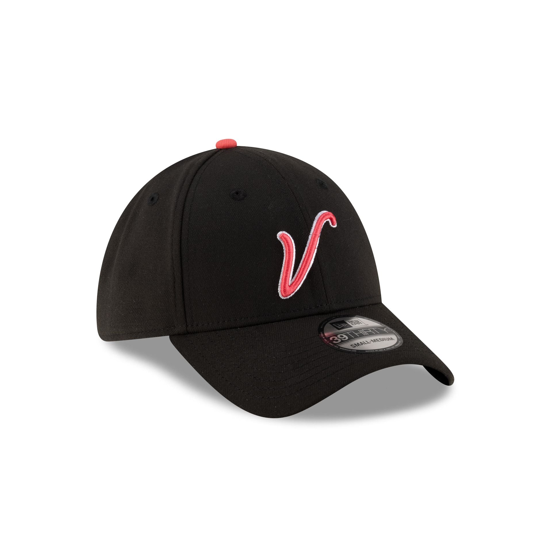 El ��guila de Veracruz LMB 100th Anniversary Alt Black 39THIRTY Stretch Fit Hat