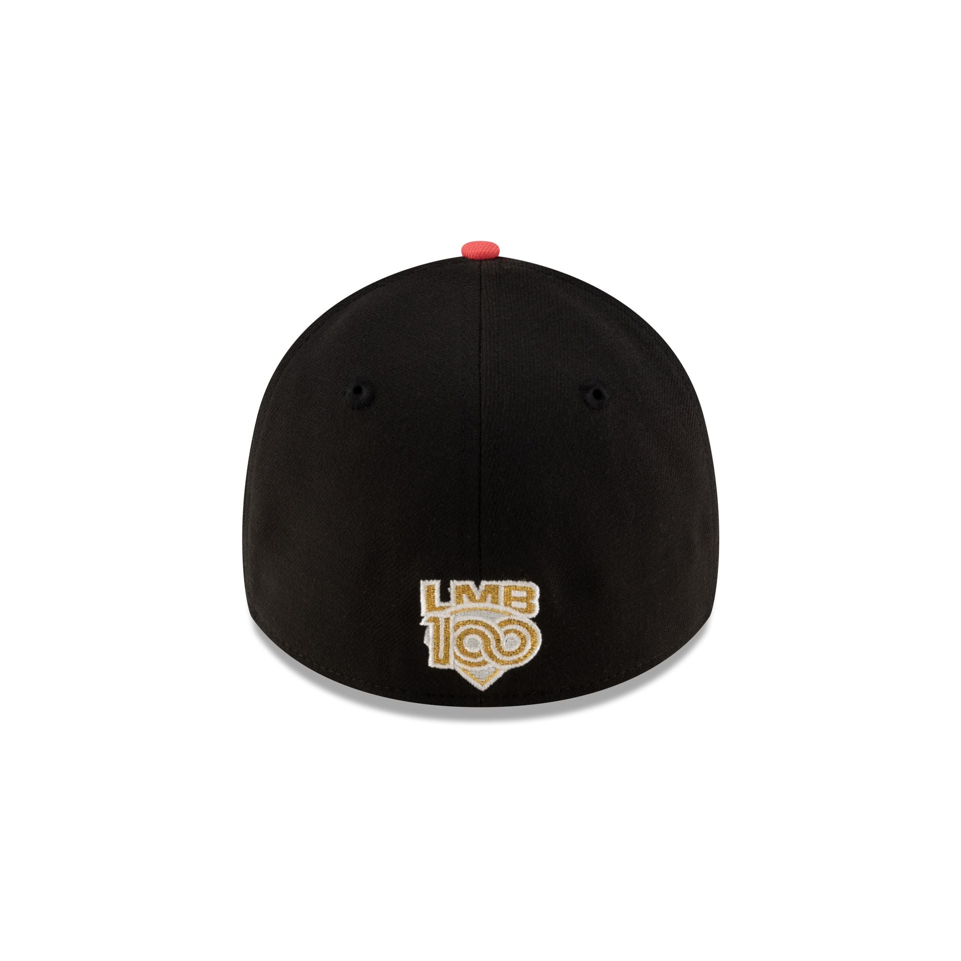 El ��guila de Veracruz LMB 100th Anniversary Alt Black 39THIRTY Stretch Fit Hat