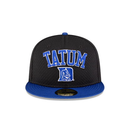 Jayson Tatum x Duke Blue Devils Black 59FIFTY Fitted Hat